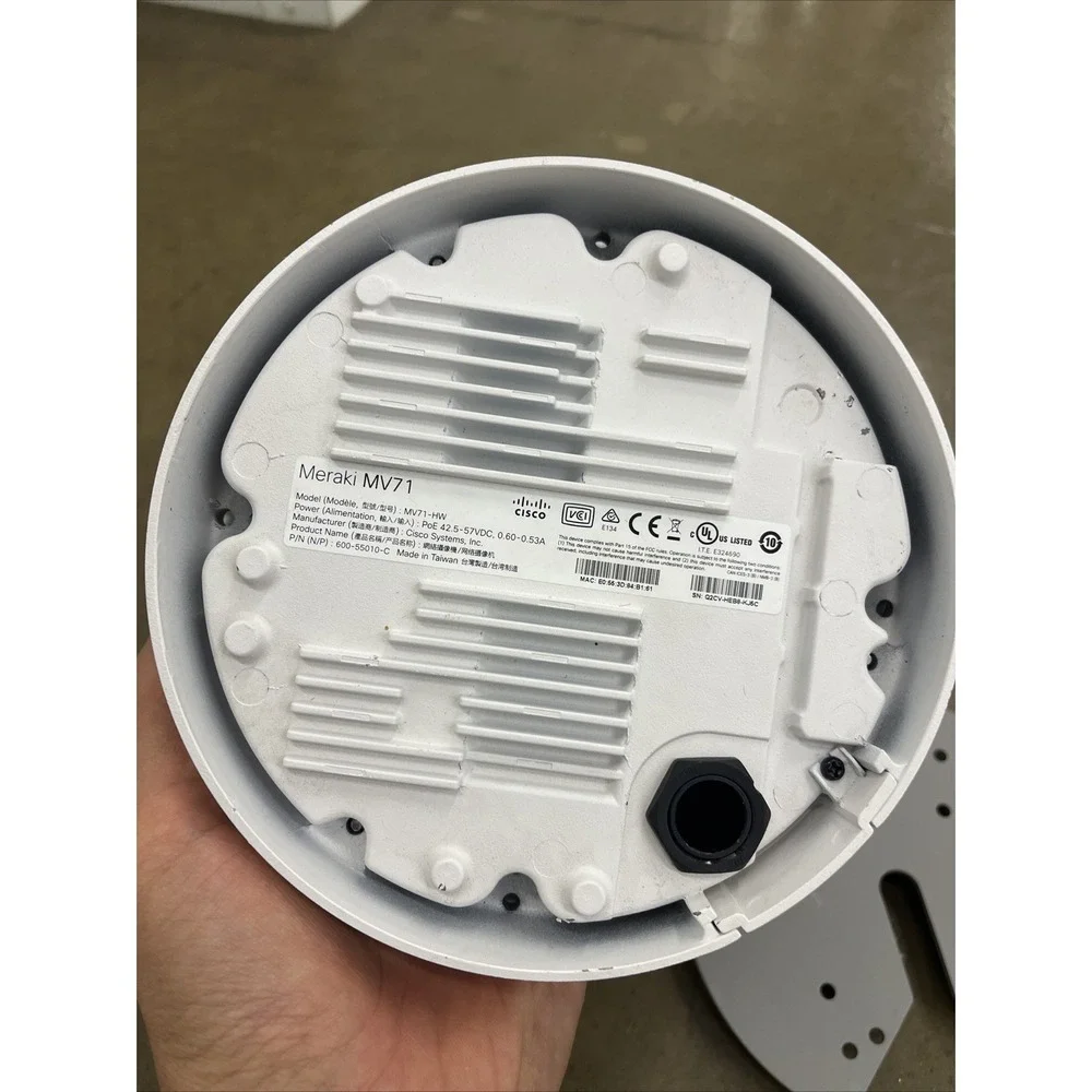 Cisco Meraki MV71-HW Cloud Managed Outdoor Camera - UNTESTED!